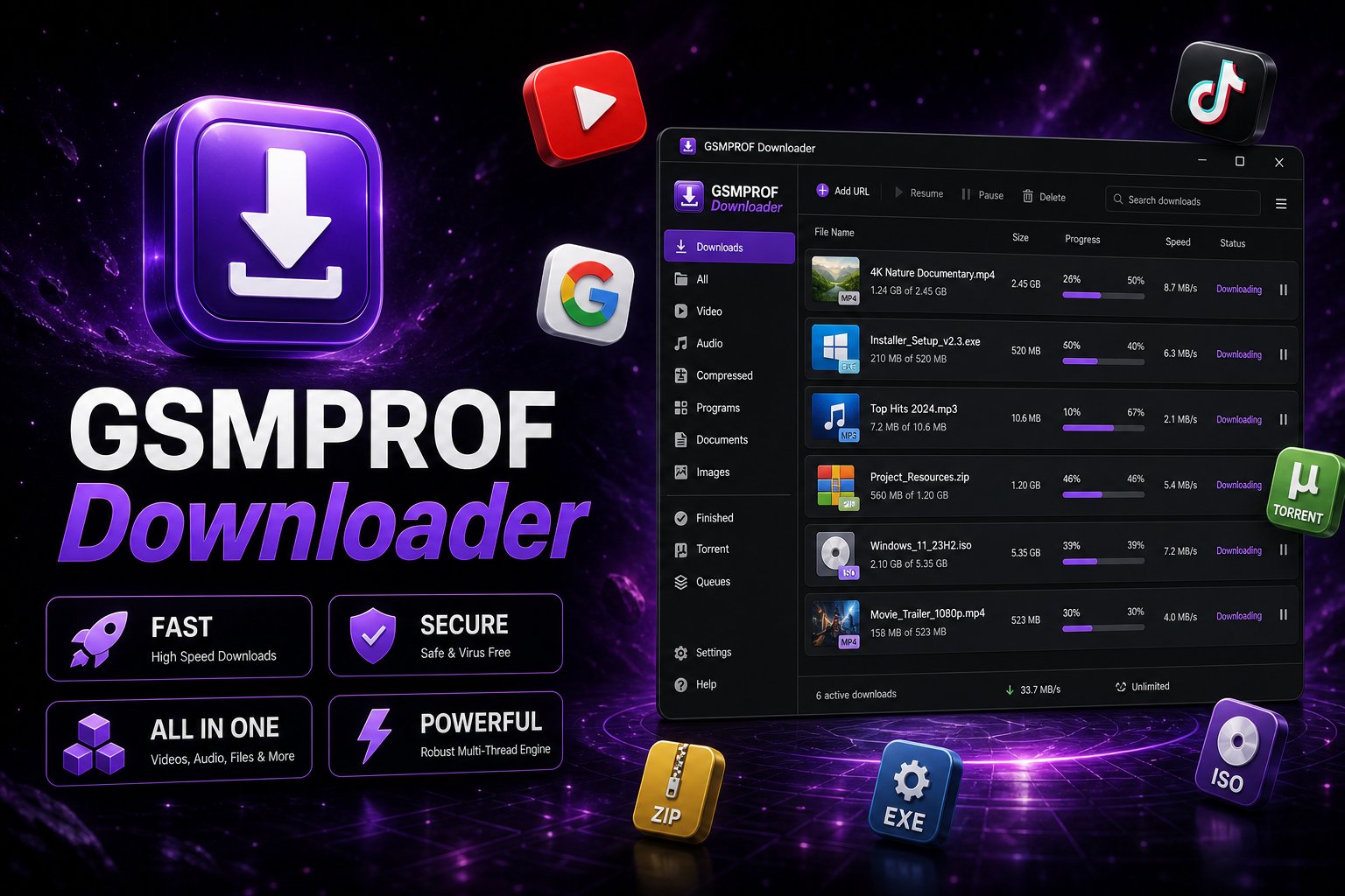 GSMPROF Downloader