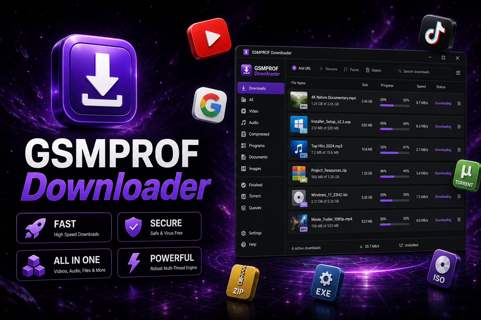 GSMPROF Downloader